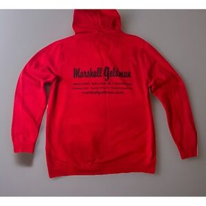 Marshall Goldman Red Pullover Hoodie XL Cleveland Car Dealer Promo Unisex